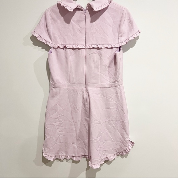 GAL MEETS GLAM Ruffle Trim Peter Pan Collar Dress - Picture 5 of 9